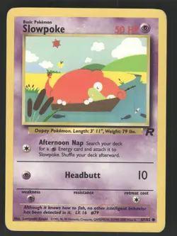 Slowpoke 67/82 1st Edition Team Rocket Common Pokemon Card - Image 1