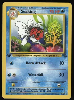 Seaking 46/64 1st Edition Jungle Uncommon Pokemon Card - Image 1