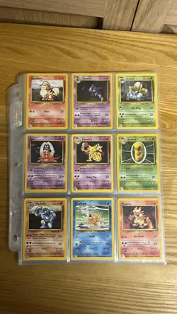 Complete Pokemon Unlimited Base Non Holo Rare/UC/C 86 Card Set 17-102 NM/NM+/M - Image 4