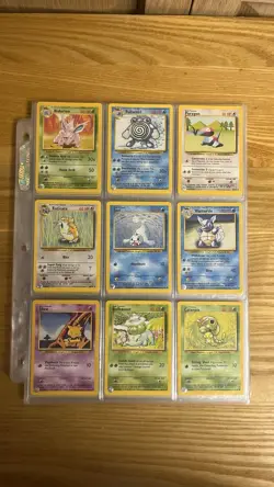 Complete Pokemon Unlimited Base Non Holo Rare/UC/C 86 Card Set 17-102 NM/NM+/M - Image 5