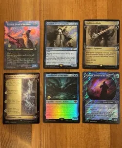 MTG LotR Cards Lot, Showcase Scrolls, Prerelease, Surge Foil, Promo, Lord Rings - Image 1