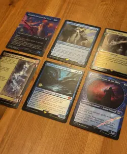MTG LotR Cards Lot, Showcase Scrolls, Prerelease, Surge Foil, Promo, Lord Rings - Image 2