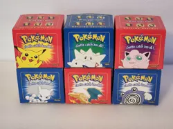 1999 POKEMON Burger King 23K Gold Plated Metal Cards/Complete Sealed set of 6 - Image 1