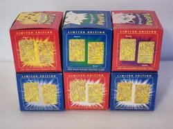 1999 POKEMON Burger King 23K Gold Plated Metal Cards/Complete Sealed set of 6 - Image 3