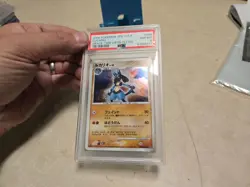 Pokemon Japanese DP1 Lucario DPBP#506 1st Ed Holo Card PSA 8 - Image 2