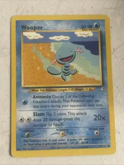 Wooper - 82/111 - Neo Genesis Unlimited - Pokemon Card - Mp - Image 1