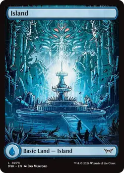 Island - 0273 - Full Art - Duskmourn: House of Horror - MTG - NM --- FOIL - Image 1