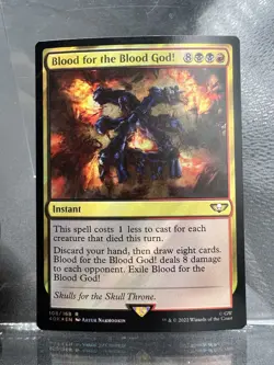 Blood for the Blood God! (Surge Foil) Universes Beyond: Warhammer 40000 Foil - Image 1