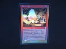 1x FOIL Fire Whip - Timespiral TIMESHIFTED - English - OOP MTG - Image 1