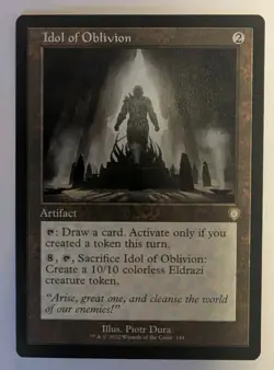 Idol of Oblivion (Retro Frame) Commander: the Brothers' War - MTG RARE - Image 1