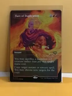 Flare of Duplication #0333 Foil Borderless Modern Horizons 3 MTG NP - Image 1