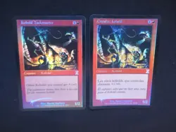 2x FOIL Kobold Taskmaster - Timespiral TIMESHIFTED - English Italian - OOP MTG - Image 1