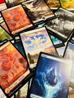 100 Random Full Art Basic Land Lot w/Foil - 20 of Each Color - Magic MTG - Image 2