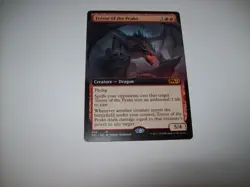 MTG Terror of the Peaks Core Set 2021 Borderless Mythic Rare Free Ship & Tracked - Image 2