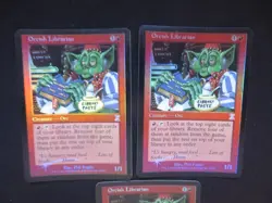 3x FOIL Orcish Librarian - Timespiral TIMESHIFTED - English - OOP MTG - Image 2