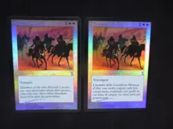 2x FOIL Moorish Cavalry - Timespiral TIMESHIFTED - English Italian - OOP MTG - Image 1