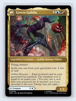 Norman Osborn / Green Goblin #39 Regular Mythic MTG 2025 Marvel's Spider-Man - Image 2