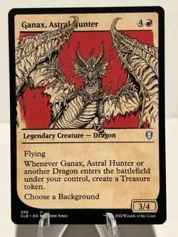 Ganax, Astral Hunter (Showcase) 398 U Battle for Baldur's Gate NM MTG - Image 1