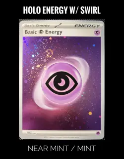 Pokemon Card 151 SVE Holographic Psychic Energy w 1 Swirl 005 NM - Image 1