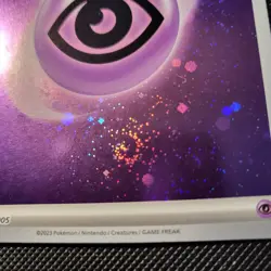 Pokemon Card 151 SVE Holographic Psychic Energy w 1 Swirl 005 NM - Image 4