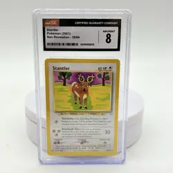 Pokemon Stantler 38/64 Uncommon Neo Revelation Card CGC NM/Mint 8 - Image 1
