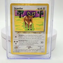 Pokemon Stantler 38/64 Uncommon Neo Revelation Card CGC NM/Mint 8 - Image 4