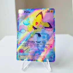 Pichu Pokemon Pocket Custom Card TCG Holo Genetic Apex Holographic - Image 1