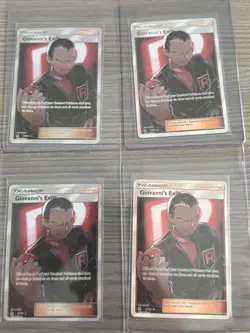 Giovanni's Exile 67/68 Hidden Fates Ultra Rare Full Art Holo Card NM Condition - Image 1