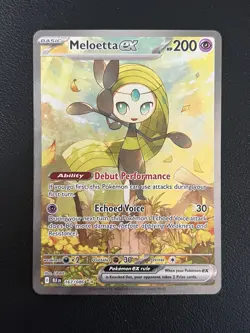 Pokemon TCG Card - Meloetta EX 167/086 Black Bolt Special Illustration Rare - Image 1
