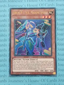 BLMM-EN072 Joruri-P.U.N.K. Madame Spider Ultra Rare Yu-Gi-Oh Card 1st Edit New - Image 1