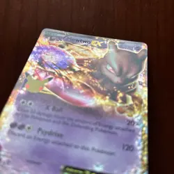 Pokemon TCG Mewtwo EX 2012 54/99 Holo Rare 1/2 Art 25th Anniversary Shiny Card - Image 4