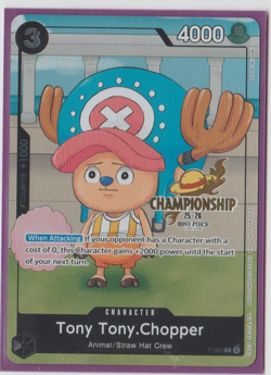 One Piece Card Game - Tony Tony Chopper - 25-26 championship promo - P-065 - NM - Image 1