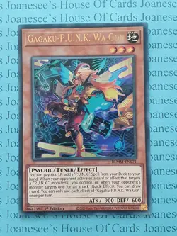 BLMM-EN071 Gagaku-P.U.N.K. Wa Gon Ultra Rare Yu-Gi-Oh Card 1st Edition New - Image 1