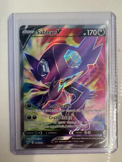 Sableye V (Full Art) 194/202 SWSH01: Sword & Shield Base Set Pokemon Card - Image 3