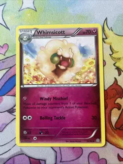 Whimsicott 56/98 - LP XY Ancient Origins - Pokemon 2015 Uncommon TCG Card (A) - Image 1