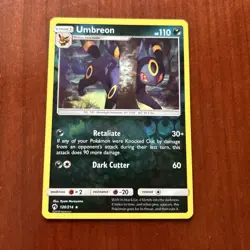 Pokemon TCG Umbreon 120/214 Lost Thunder Reverse Holo Rare 2018 Game Card NM - Image 1