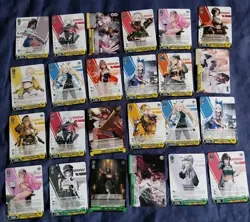 122 Weiss Schwarz Card Bundle, Azur Lane & Nikke, Pack Fresh, English & Japanese - Image 4