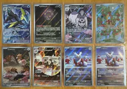 8 NM Ungraded Pokemon TCG Illustration Rare Card Lot Mega Evolution 2025 - Image 1