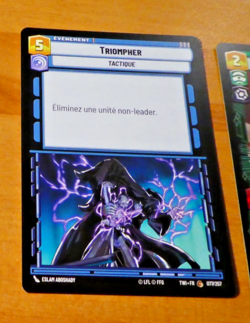 STAR WARS UNLIMITED CARD GAME TCG CARTE 077/257 TWI FR MINT - Image 1