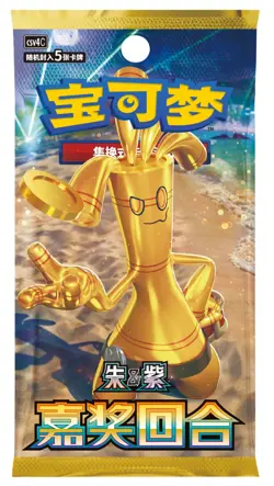 Pokemon Trading Card Game Scarlet & Violet Booster Slim Box CSV4C S-Chinese - Image 1