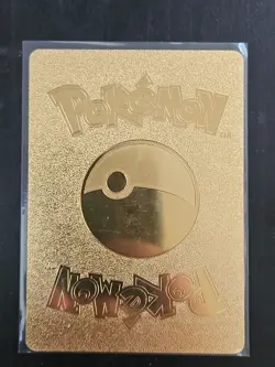 Pokemon Pikachu V 190hp Gold Foil Fan Art Collector Card (Fan ART) - Image 2
