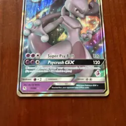 Pokemon TCG Mewtwo GX 2019 31/68 Hidden Fates Full Art Holo Rare Shiny Card Set - Image 3