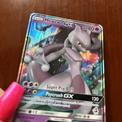 Pokemon TCG Mewtwo GX 2019 31/68 Hidden Fates Full Art Holo Rare Shiny Card Set - Image 4
