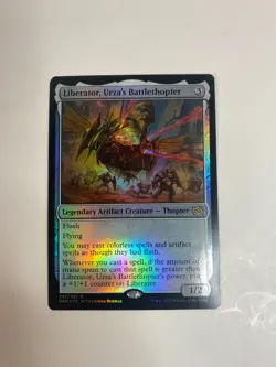 MTG FOIL Liberator, Urza's Battlethopter - The Brothers' War #237 - Image 1