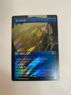 Rivendell Surge Foil - LTR MTG NM Legendary Land Rare Lord of the Rings - Image 1