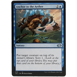 x1 Anchor to the Aether J22 MTG M/NM Uncommon Blue Sorcery Jumpstart 2022 TCG - Image 1