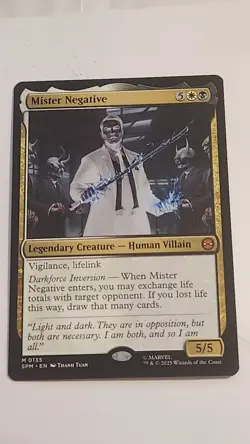 MTG Mister Negative NM Marvel's Spider-Man Mythic Magic The Gathering - Image 1