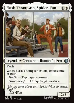 Flash Thompson, Spider-Fan U Foil #7 | SPM Marvel's Spider-Man | MTG - Image 1
