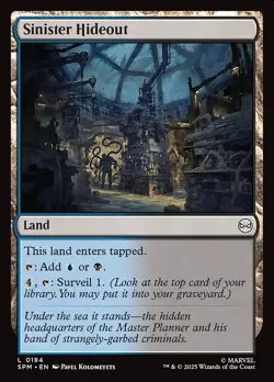 Sinister Hideout C Foil #184 | SPM Marvel's Spider-Man | MTG - Image 1