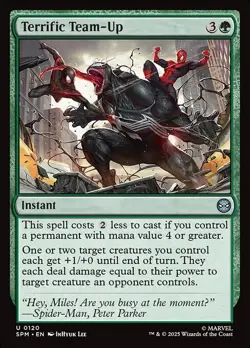 Terrific Team-Up U Foil #120 | SPM Marvel's Spider-Man | MTG - Image 1